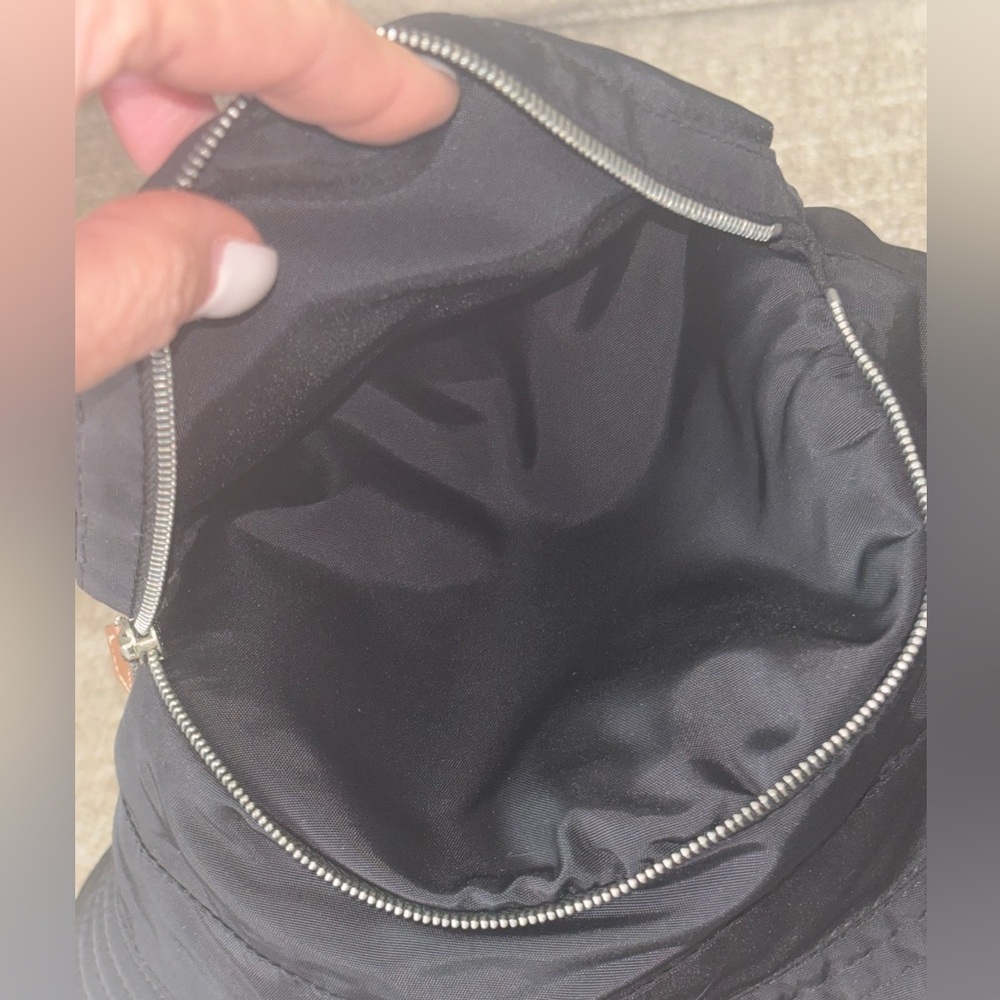 ✨HERMES Black Bucket Hat CHAPEAUX MOTSCH SZ 59 Zip Top Excellent Condition RARE! - Picture 7 of 13